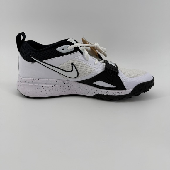 NEW Nike Air Zoom Diamond Elite Turf Shoe Mens 10.5 White Black Volt DZ0503-104 main image 11